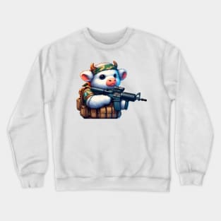 Fluffy Cow Crewneck Sweatshirt